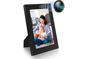 Nisanmoon Cámara Espía, Marco de Fotos Cámara Oculta HD 1080P Mini Cámara Espía Oculta con Detección de Movimiento para el Hogar/Oficina Cámara de Vigilancia de Seguridad/Decoración