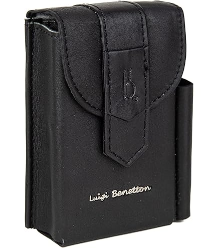 Accessori Per Fumatori EGOIST ELEGANTE PORTASIGARI SAGOMATO PER AMMEZZATI IN VERA PELLE Marrone E Nero Regali Per Fumatori - Foto 5