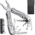 SHOPPOFOBIX 24 in1 Multi-function Plier Tools Made of StainlessSteel with 11 Screwdriver bits Safety Hook,Bottle Opener,Multifunction Pliers (24 in 1 Multi-function Plier)