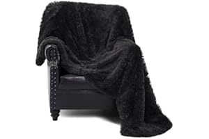 ANWA Calming Dog Blanket Large Size, Shag Vegan Fur Dog Blanket, Soft Dog Blanket Multiple Use 78'' x 61''