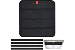 Rianpesn Cubierta para tragaluz RV | Cubierta ventilación para persianas tragaluz para Ventana Caravana | Cubierta Gruesa para claraboya Caravana, sombreado Efectivo, Protector