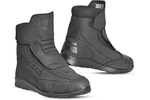 MAXIMO-MOTO Motorbike Boots Motorcycle Urban Touring Shoes Men’s Breathable boots anti slip Quick Closure System with ankle protection