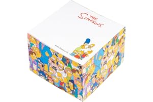 Grupo Erik Memo Block - The Simpsons Gifts | 400 Sheets - 3 x 3 inches - 7.5 x 7.5 cm Note Block, Small Notepad, Note Pad | Stationery Gifts Under 10 Pounds