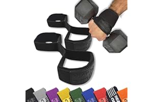 BEAR GRIP - Sangles de levage de poids Premium figure 8 (vendues par paire)