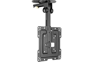 RICOO TV Deckenhalterung Schwenkbar Fernseher Halterung Decke Klappbar für 32-43 Zoll Wandhalterung Dachschräge Wand-Halter D0422 Fernsehhalterung Decken-Halter Flach Smart OLED Curved VESA 200 x 200