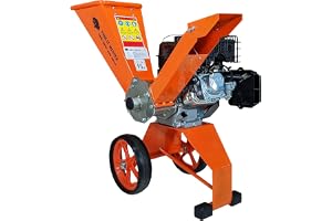 Forest master FM6DD 6 hk bensin kompakt självmatande flishuggare. Kraftfull trädgårdsmaskin som levererar upp till 3600 rmp.