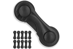 APKOL Blocca Cassetti per Bambini 10, Chiudi Cassetti Bambini, Chiusura Cassetti per Bambini per Sportelli,Sicurezza Cassetti Bambini per Armadietti Frigoriferi,Potente Adesivo Senza Perforazione