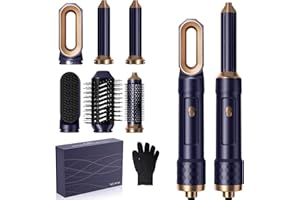 Air Styler & Asciuga Capelli 6 in 1,UMIGA Spazzola Asciugacapelli Set, Hairstyler Asciugacapelli Phon con Spazzola Lisciante, Spazzola Arricciacapelli