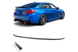 ‎TENZO-R Heckspoiler Lippe Performance Schwarz Glanz passt für BMW 4er F36 Gran Coupe