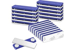 WUBUSHAN Placas Identificativas, Placa Identificativa Personal, Placa Identificativa Personal, Identificador Personal con imán de 3 puntos para chaquetas, camisas y cortavientos