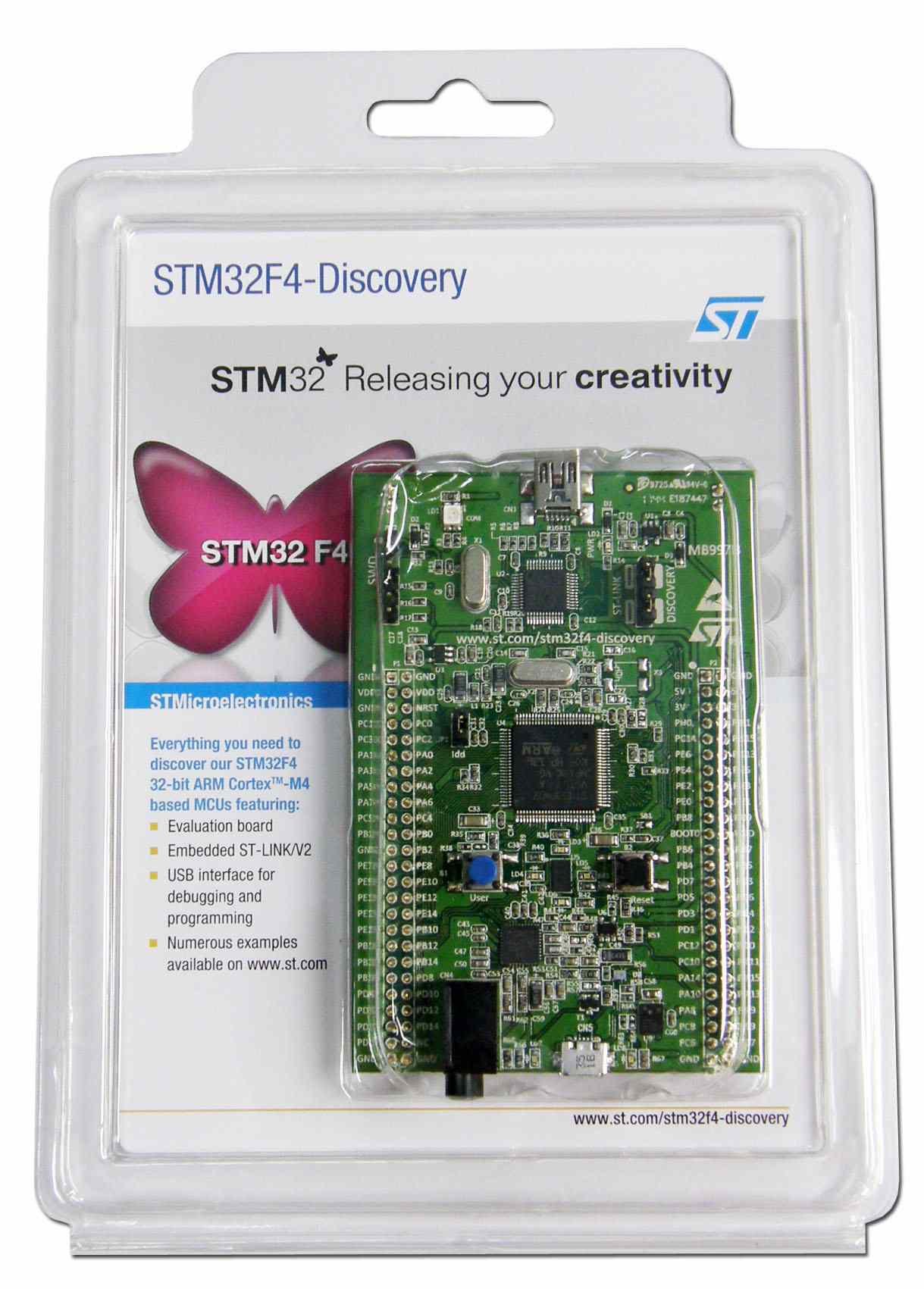 TS STM32F4DISCOVERY ST STM32F4 STM32F407 MCU Discovery Evaluation Development Board Review