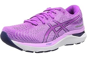 ASICS Cumulus 24 Scarpa Running da Strada per Donna Nero Bianco