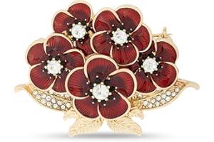 THE ROYAL BRITISH LEGION Royal British Legion Elizabeth 5 Poppy Brooch