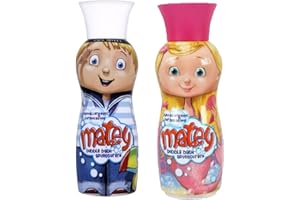 GIFT SET Matey Hypoallergenic Formulation Bubble and Bath Adventures Max 500ml & Molly 500ml 2 Pieces