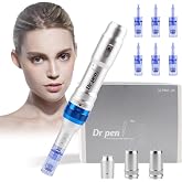 HomdMarket Dr pen, Dermapen Ultima A6 Microneedle 36PIN х2 ve Nano Round х2 ile Kırışıklıklar, stre&ccedil; izleri, yara izleri ve s