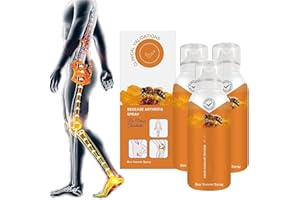 PELINUAR Body Therapy Bienengift Gelenk- und Knochentherapie-Spray, Bienengift Gel Spray,Bienengift Serum Spray,Bienengift-Spray,Bienengift-Gel,bietet für Rücken, Nacken, Hände, Füße (3 Pcs)