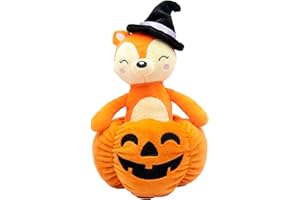 JOYTOY Joy Toy - Halloween lis pluszowy 14 x 14 x 25 cm w dyni, 21738, wielokolorowy