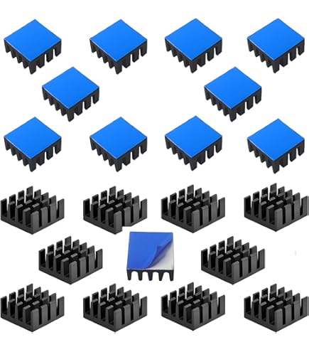 5 Pz 22*22*10mm Dissipatore Di Calore Di Raffreddamento - Foto 8