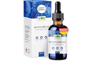 ‎EWL NATURPRODUKTE EWL Naturprodukte Methylenblau 1% Lösung, 100ml Methylenblau Tropfen Pharmaqualität, laborgeprüft und rein, methylene blue in Deutschland hergestellt, hochdosiert