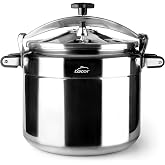 Lacor 20522 PRO Classic Rapid Pressure Cooker - Aluminium, 34 cm | Made of aluminium, for professional use and large quantiti