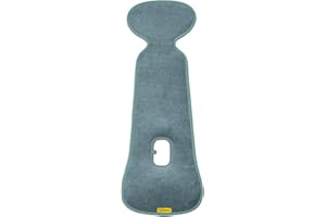 AeroMoov - Assise Air Layer - Evite à Votre Enfant de transpirer - Le siège-Auto ou la Poussette - Coton Bio - Groupe 1 Menthe