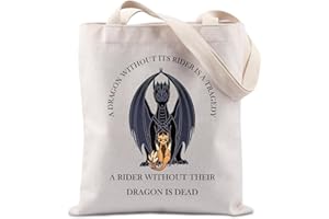Lywjyb Birdgot Romantasy Fantasy Gift A Dragon Without A Rider Tote Bag Book Gift Bookish Gift For Readers