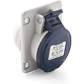 FAMATEL - Recessed base IP44 | 2P+T | 32A | 220V | Blue