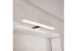 DILUMEN Lámpara LED de Espejo 30cm,600lm,5w, Luz Espejo Baño, Blanco Calido 3000k, Aplique Baño, Lámpara Espejo baño 230v IP44 Impermeable (30cm-3000K)