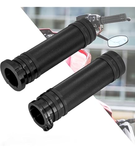 Set De Poignées De Guidon Moto – Aluminium Chromé Pour Harley Touring, Dyna, Sportster (XL883/1200)
