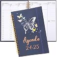 Agenda Semainier 2025-2026 SmartPanda A4 – Juillet 2025 à Août 2026, Intervallles 30 Min, Papier Épais, Productivité & Organisation En Français