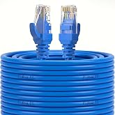Furalis Cat6 Ethernet Kablosu (40 METRE) - 1000 Mbps&rsquo;e Kadar Veri aktarımı - Fabrikasyon RJ45 Konnekt&ouml;rl&uuml; - Mavi