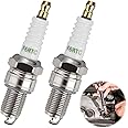 2PCS F6RTC Spark Plug Replacement, Car Spark Plug Compatible with NGK BPR6ES Bosch WR6DC WR7DC Denso W20EPR-U MTD 951-10292/751-10292 Champion RN9YC RN10YC OEM Replacement for Cars Motorcycles