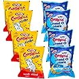 Rinka’s Chatmola Packet - 1 and Chand-Sitare Packet - 1 | 20 sachets in each Pouch | Chatmola Goli | Chatpati Goli | Chatmola Candy | Khatti Mitti Goli | Chamola Goli Packet | Chand Sitare Candy | Sweet & Sour Moon And Star Candy | Moon Shaped Toffee For Kids