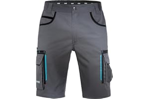 Uvex Tune-Up Herren-Arbeitshose kurz - leichte, robuste Männer-Arbeitshosen für den Sommer - 35% Baumwolle