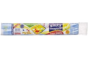 Hotpack Disposable Table Cover, Perforated Plastic Sofra Roll 100x100cm, 2 Rolls Assorted Colors