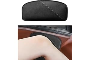 Flaconi Coussin de Genouillère de Voiture,Genouillère Universelle pour Voiture,Coussin pour Accoudoir de Voiture,Coussins de Soutien des Jambes de Siège de Voiture,Convient aux Voitures(Noir)