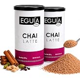 EGUIA Chai Latte Creamy Powder - Pack 2x250g - Instant and Soluble Chai Latte - Cafeteria Style Spice Drink - Gourmet Prepare