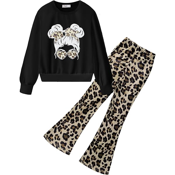 Arshiner Mädchen Winter Set - Hoodie Mit Leggings Wattiert 5-14 Jahre