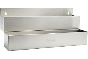 Winco SPR-22D Single Speed Rail, Stainless Steel