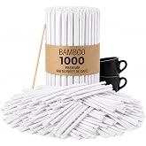 GASTROTOMI Disposable Coffee Lollipops of 1,000 Wooden Sticks 11 cm | Coffee Sticks with Individual Sleeve of 11 cm, Resistan