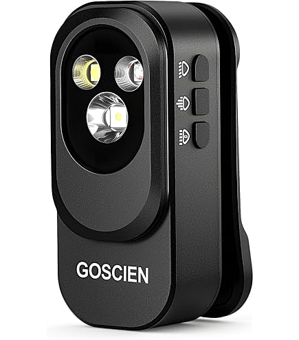 2 Luci LED Ricaricabili USB Con Clip, 200 Lumen, Per Correre, Camminare, Sicurezza Notturna - 5