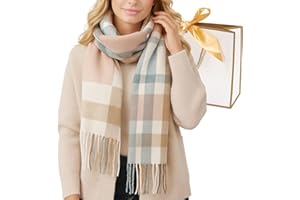Vinuwu Christmas Gifts for Women,Ladies Scarf Gift Set In Box,Women's Scarves & Wraps,Scarf for Women UK,Xmas Gift for Mum Wife Girls