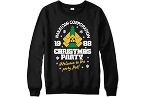 SH Enterprises Nakatomi Corporation Christmas Jumper Die Hard Gift Unisex Adult & Kids Top