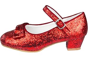 KIDCOSTUMES Dorothy's Ruby Red Wizard of Oz Slipper Shoes for Kids