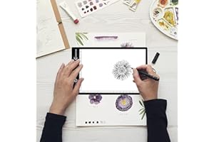 XIAOSTAR LED Tablette Lumineuse A5 Panneau Lumineux Ultra-Mince LED Panneau de Dessin Luminosité Réglable avec Câble USB Pour Artistes,Animation,Dessin,Animation,Vue des Rayons X(A5)