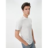 Basic Tiş&ouml;rt Kısa Kollu Bisiklet Yaka Slim Fit
