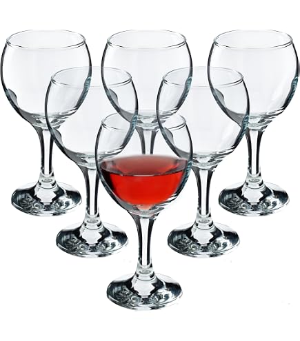 IKEA Försiktigt - Lot De 6 Verres à Vin Blanc 16 Cl, Verre Transparent, Lave-vaisselle Safe