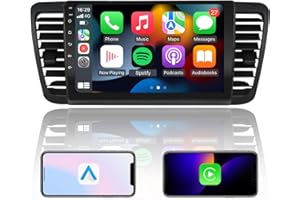 EZoneTronics Radio de Coche para Subaru Outback Legacy 2004-2009 con Carplay Android Auto Pantalla táctil 9 Pulgadas Navegación GPS Bluetooth WiFi USB SWC Mirror Link FM/RDS Autoradio 2G RAM 32G ROM