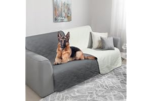 TAIKURA Jednostronny wodoodporny pokrowiec na legowisko dla psa, antypoślizgowy koc dla zwierząt domowych, sofa, kanapę, ochraniacz na meble, zmywalny, dla szczeniaka, dużego psa, kota (172 x 208 cm)