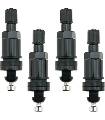 Lot De 4 Valves TPMS Aluminium - Compatible Schrader GEN4, DILL, T-Pro - Pour Chrysler, Fiat, Jeep, Peugeot...